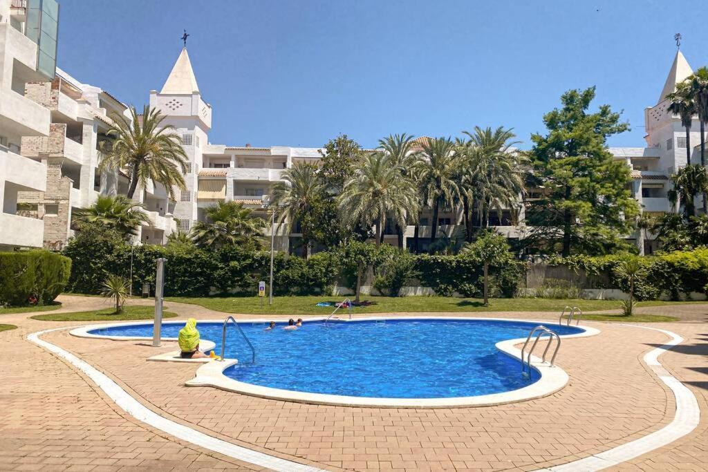 Apartament Blue Marina - Terraza, Piscina Y Wifi Gratis Roses Zewnętrze zdjęcie